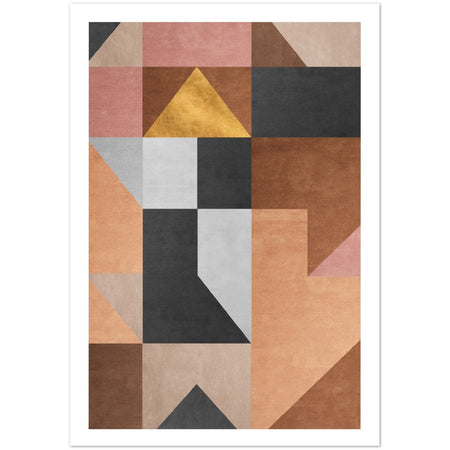 Antique Carpet Textile Design Abstract Poster Nr. 2