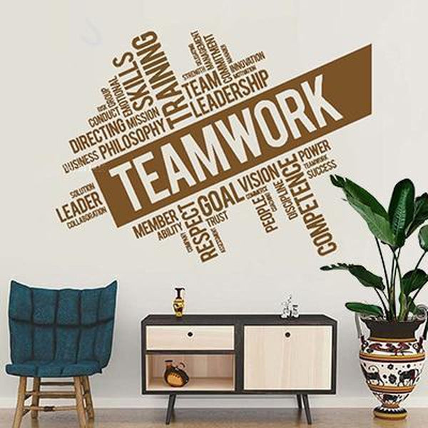 Office Teamwork Wall Decal