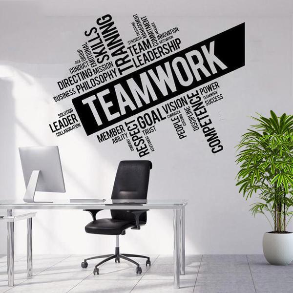 Office Teamwork Wall Decal