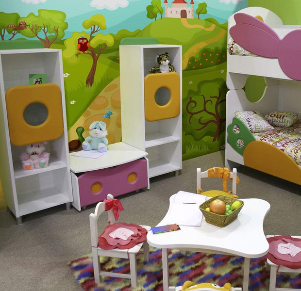 Wall mural - A path to a magical castle-TipTopHomeDecor