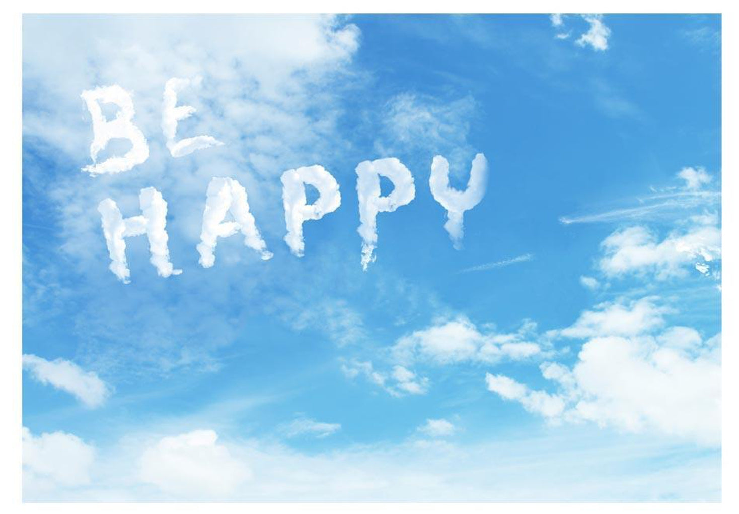 Wall mural - Be happy-TipTopHomeDecor