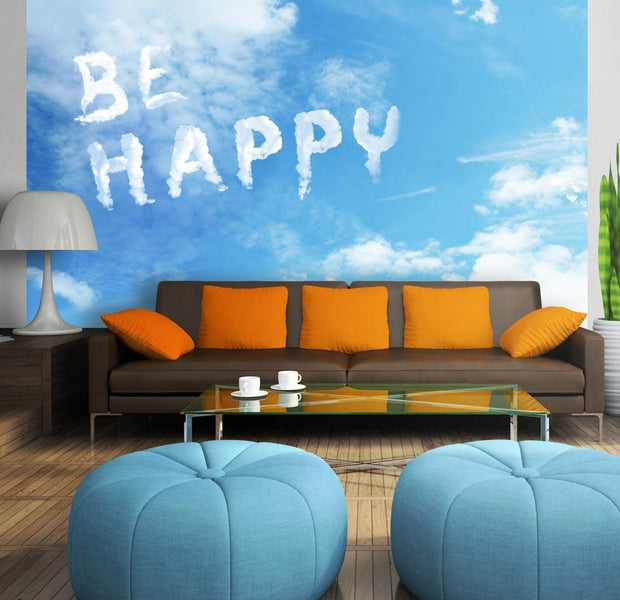 Wall mural - Be happy-TipTopHomeDecor