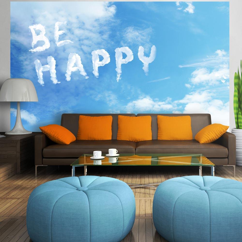 Wall mural - Be happy-TipTopHomeDecor