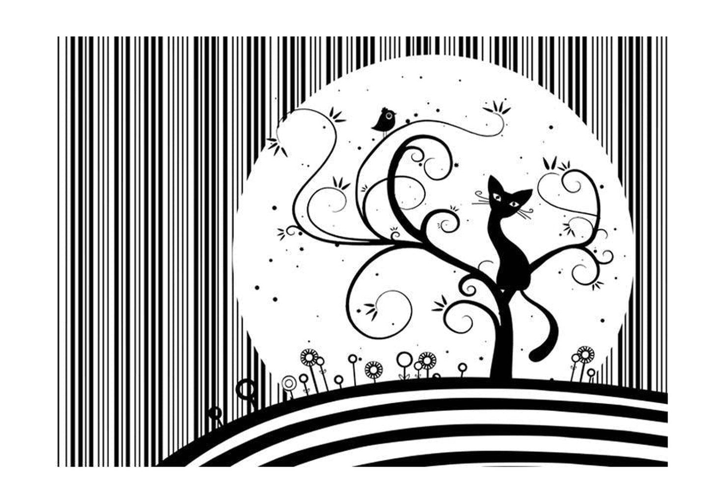 Wall mural - Cat's melody III-TipTopHomeDecor