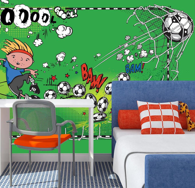 Wall mural - First gol-TipTopHomeDecor