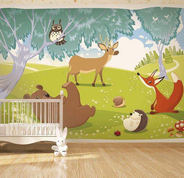 Wall mural - Funny animals-TipTopHomeDecor