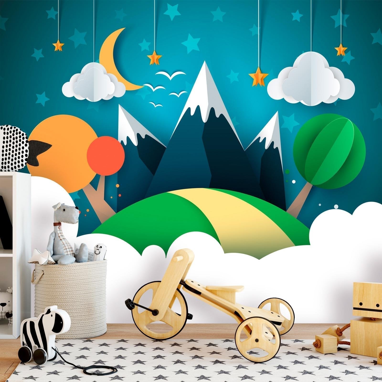 Wall mural - Little Traveller-TipTopHomeDecor