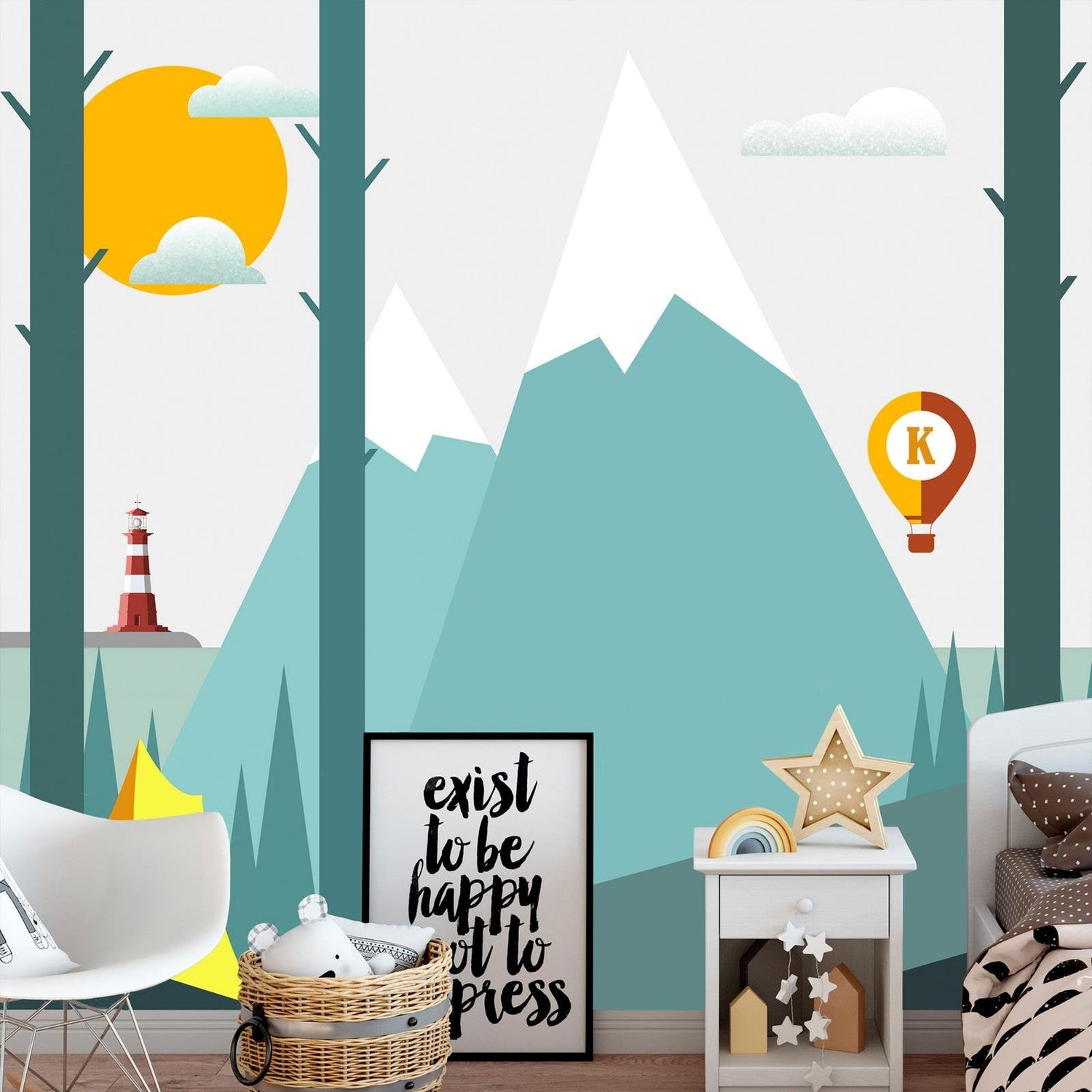 Kids Wall Mural - On The Camping-Tiptophomedecor