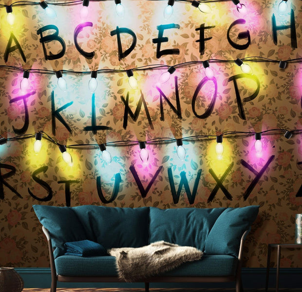 Kids Wall Mural - Strange Message-Tiptophomedecor
