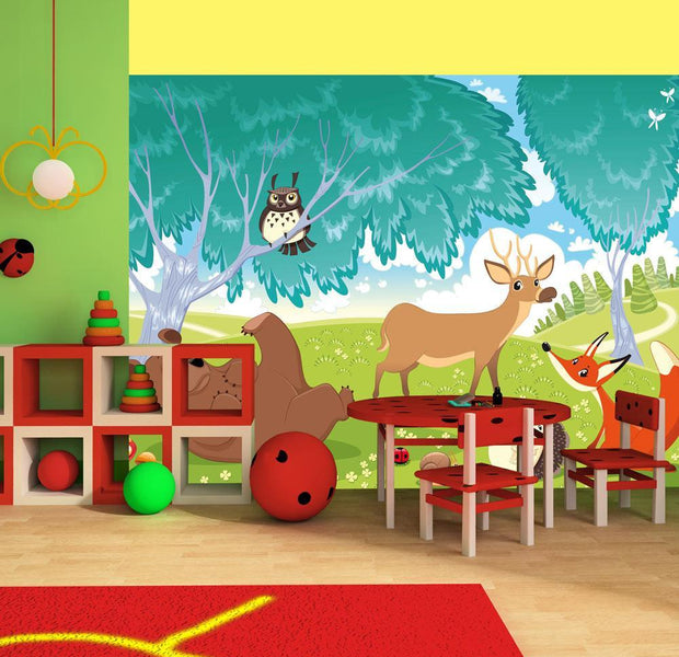 Wall mural - The Animals of Farthing Wood-TipTopHomeDecor