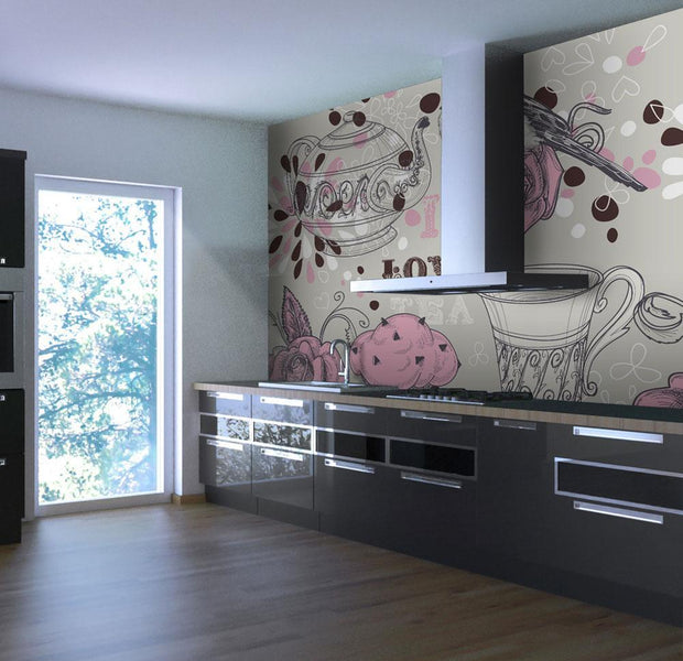 Wall mural - Afternoon tea-TipTopHomeDecor