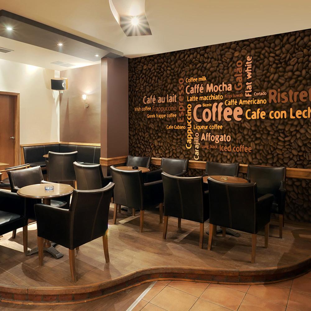Wall mural - Latte, espresso, cappucino...-TipTopHomeDecor