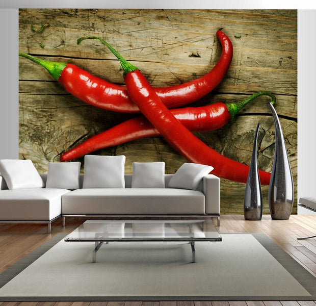 Wall mural - Spicy chili peppers-TipTopHomeDecor