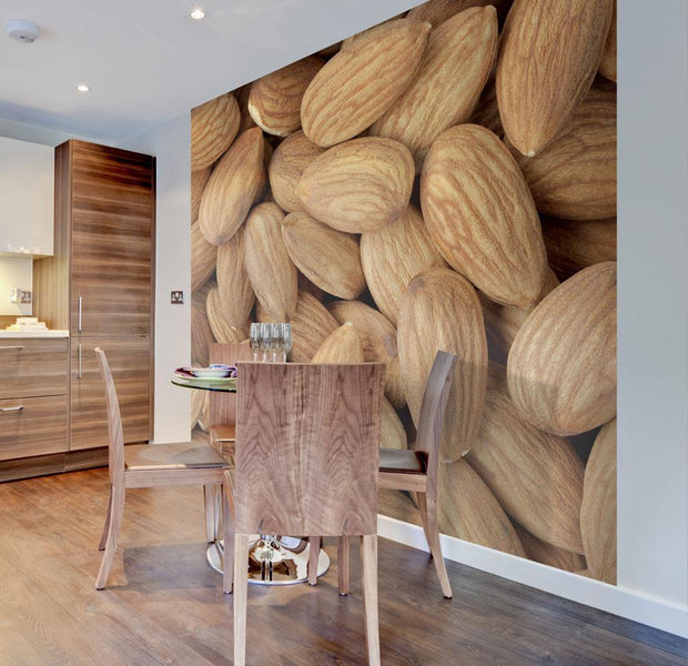 Wall mural - Tasty almonds-TipTopHomeDecor