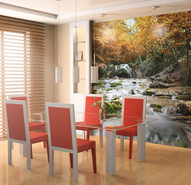 Wall mural - autumn - waterfall-TipTopHomeDecor