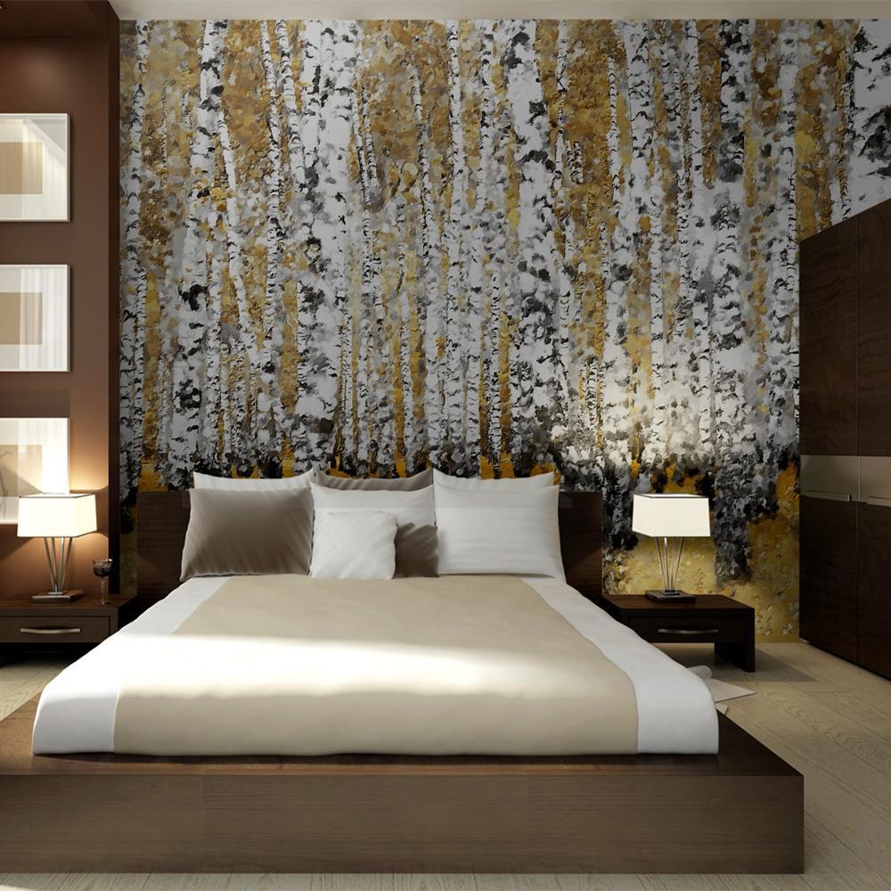 Wall mural - Autumnal birch forest-TipTopHomeDecor