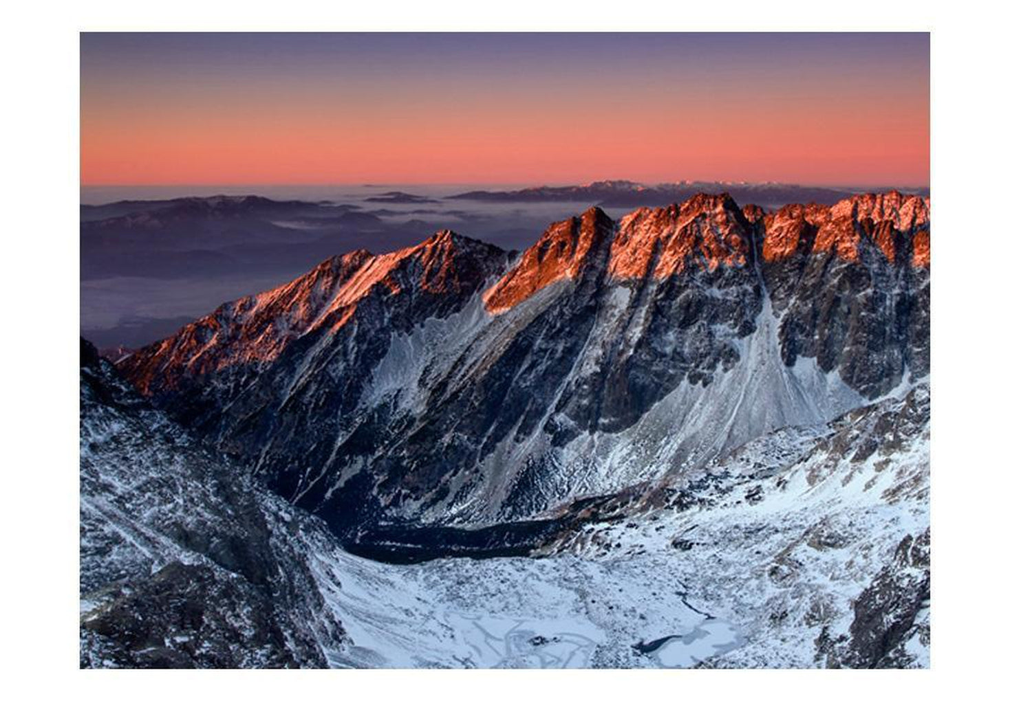 Wall mural - Beautiful sunrise in the Rocky Mountains-TipTopHomeDecor