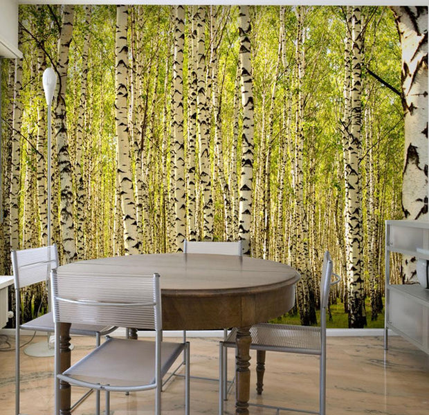 Wall mural - Birch forest-TipTopHomeDecor
