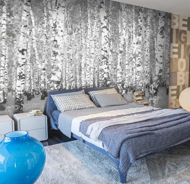 Wall mural - Birch seclusion-TipTopHomeDecor