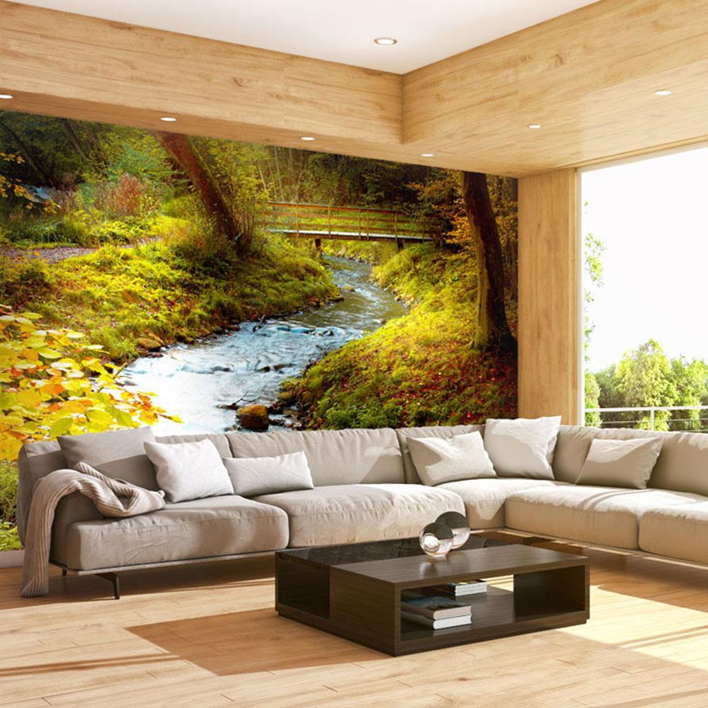 Wall mural - brook (sunrise)-TipTopHomeDecor