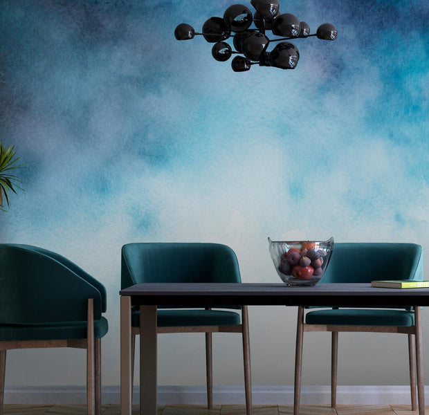 Landscape Wall Mural - Cobalt Clouds-Tiptophomedecor