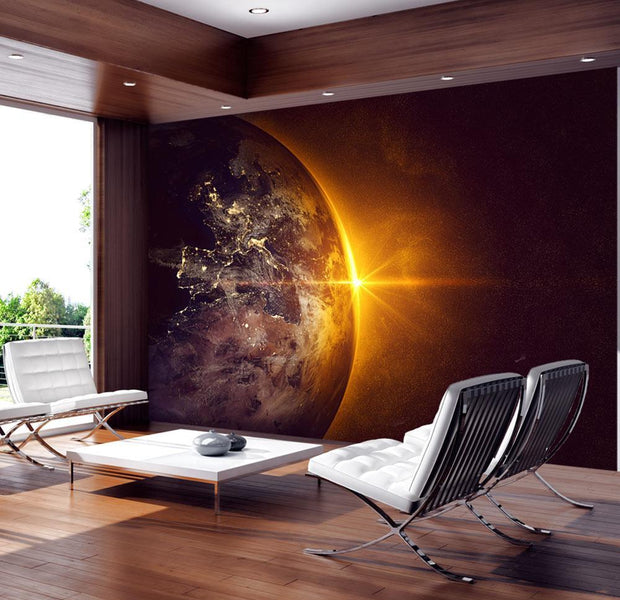 Wall mural - Golden Earth-TipTopHomeDecor