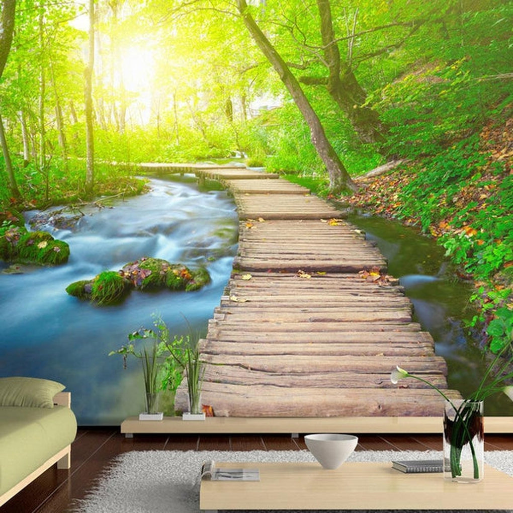 Wall mural - Green forest-TipTopHomeDecor