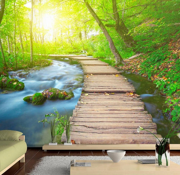 Wall mural - Green forest-TipTopHomeDecor