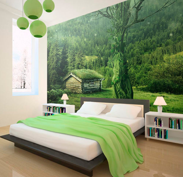 Wall mural - Green seclusion-TipTopHomeDecor