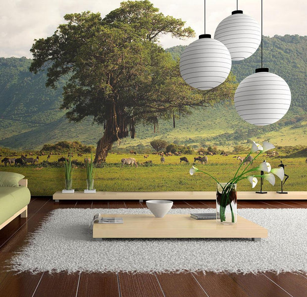 Wall mural - In a crater of Ngoro ngoro-TipTopHomeDecor