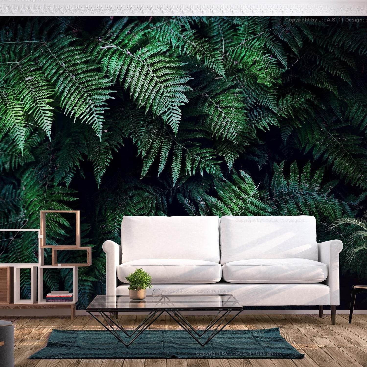 Landscape Wall Mural - In The Thicket-Tiptophomedecor