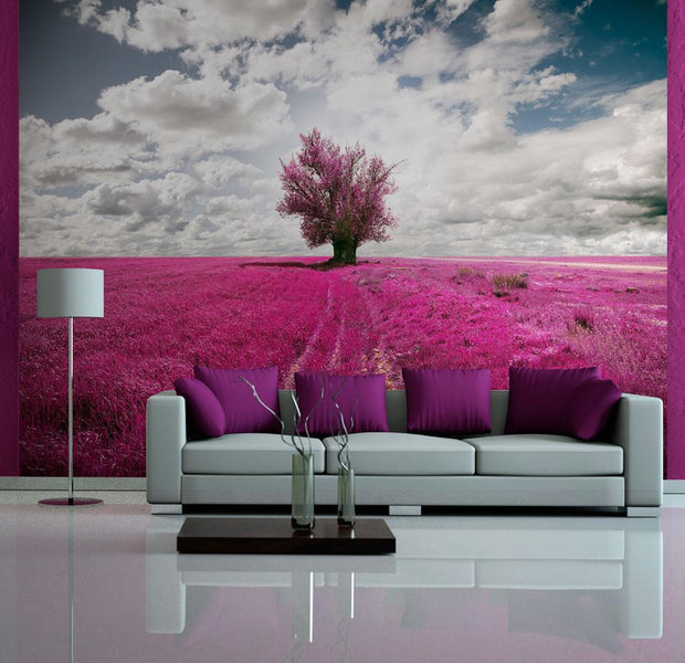 Wall mural - Magenta meadow-TipTopHomeDecor