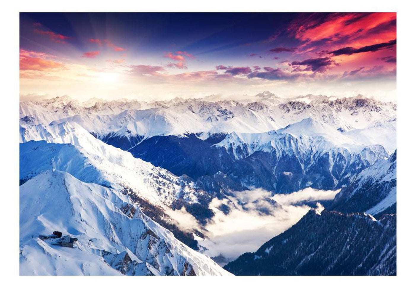 Wall mural - Magnificent Alps-TipTopHomeDecor