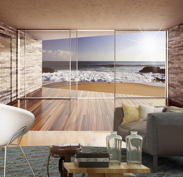 Wall mural - Meeting at the Sea-TipTopHomeDecor