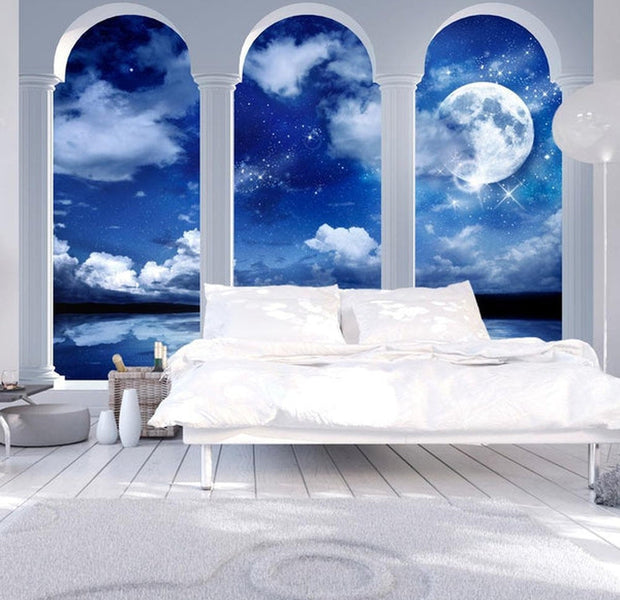 Wall mural - Night in Greece-TipTopHomeDecor