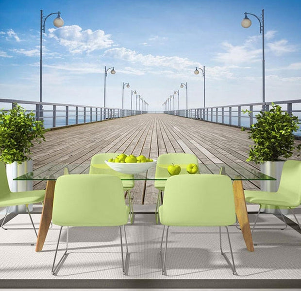 Wall mural - On the pier-TipTopHomeDecor