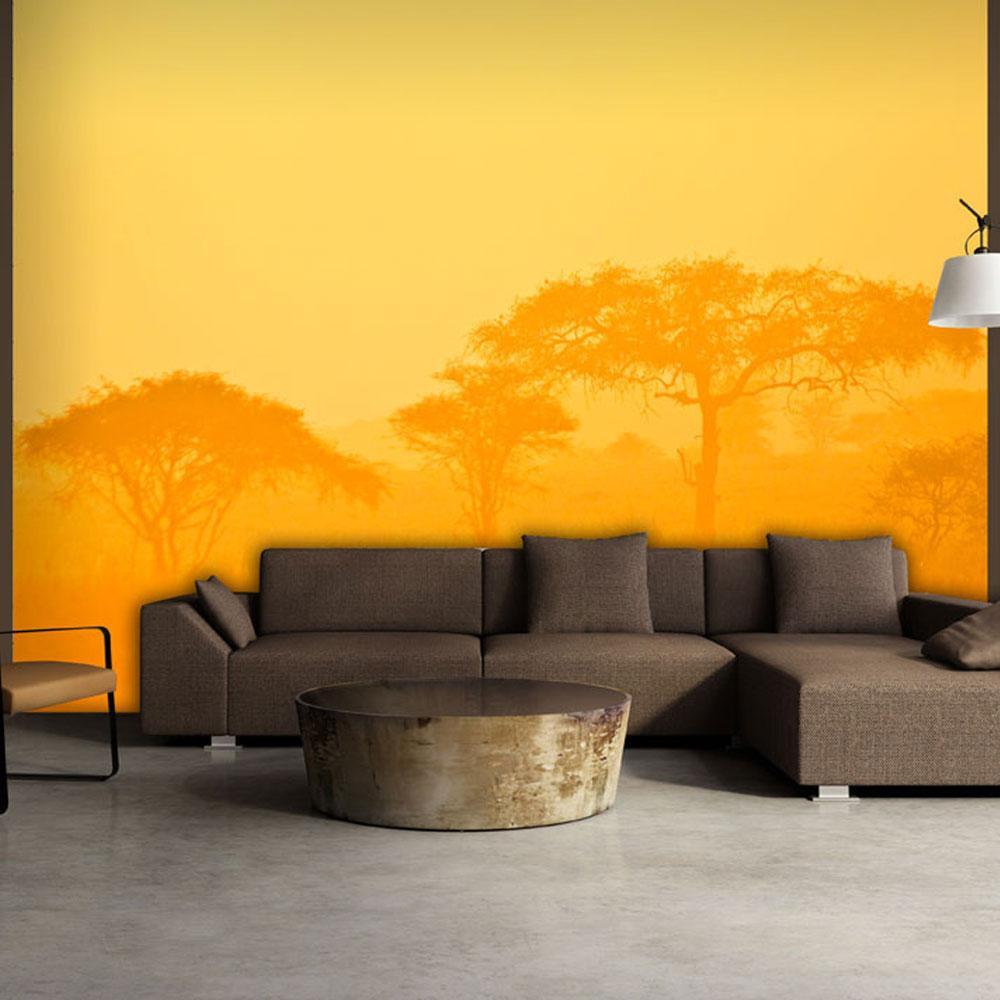 Wall mural - Orange savanna-TipTopHomeDecor