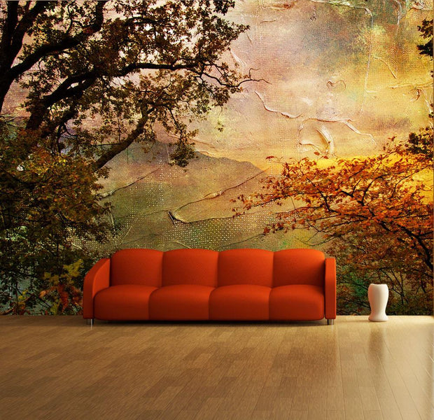 Wall mural - Painted autumn-TipTopHomeDecor