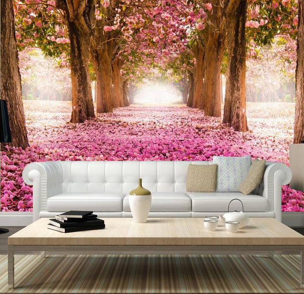 Wall mural - Pink grove-TipTopHomeDecor