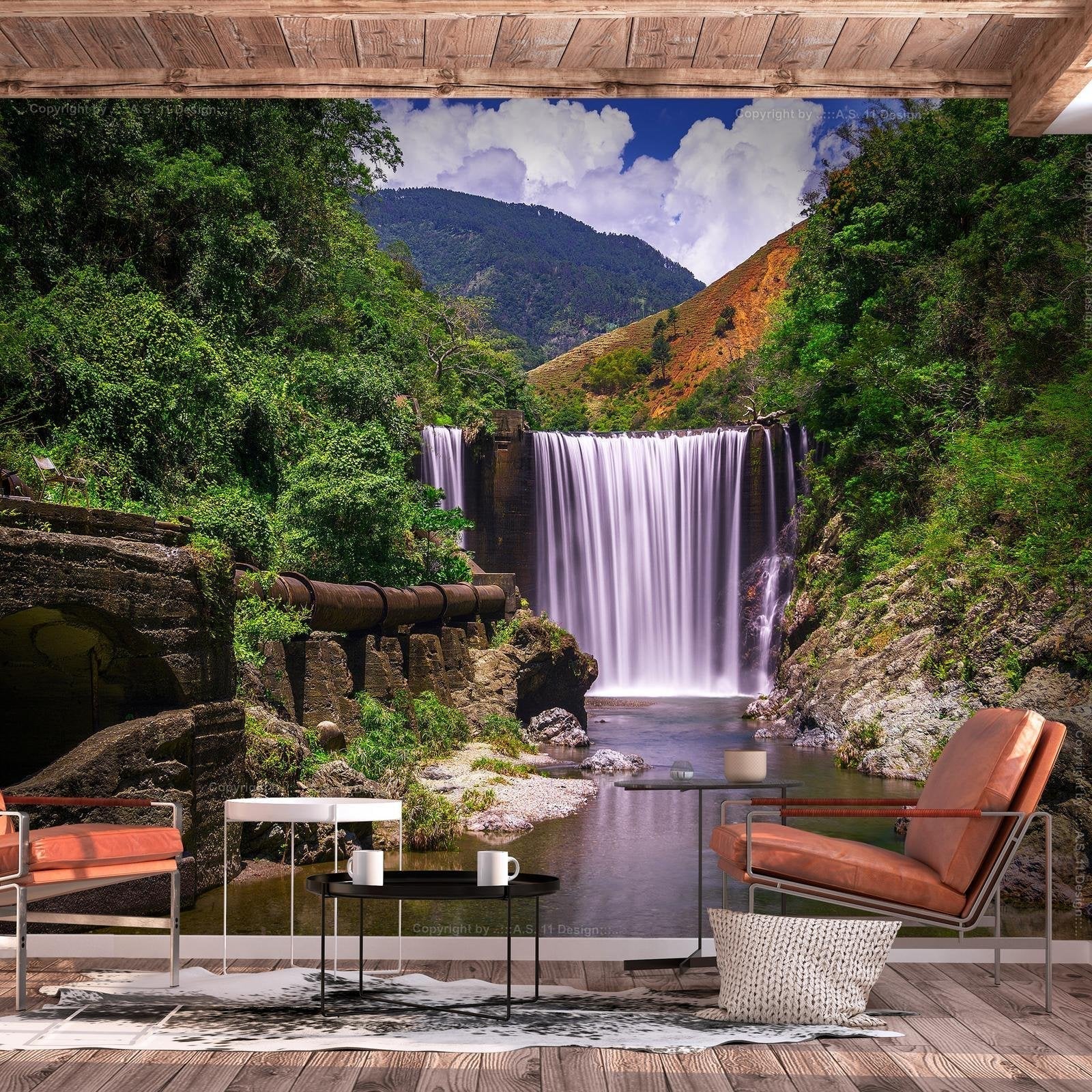 Wall mural - Reggae Falls-TipTopHomeDecor