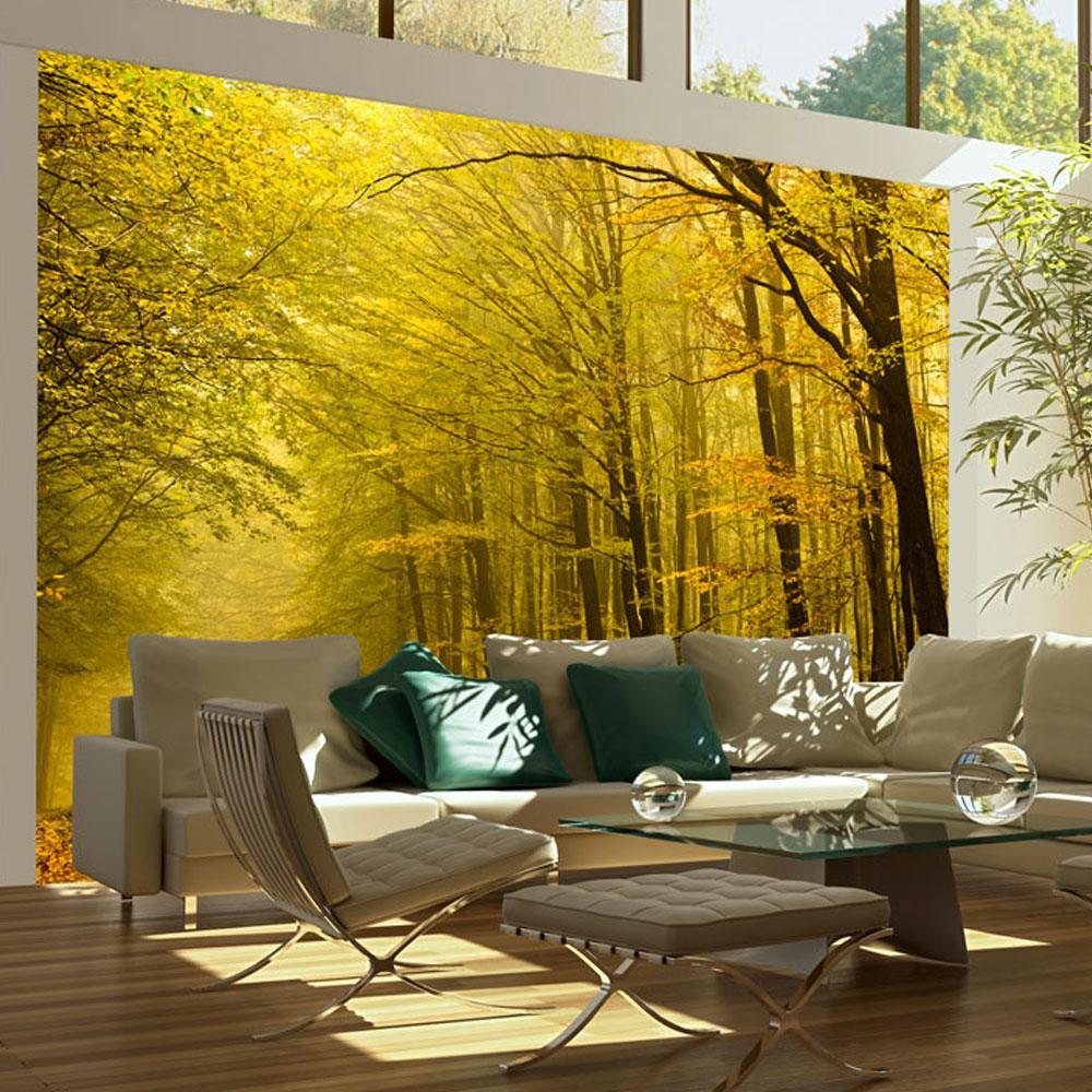 Wall mural - Road in autumn forest-TipTopHomeDecor