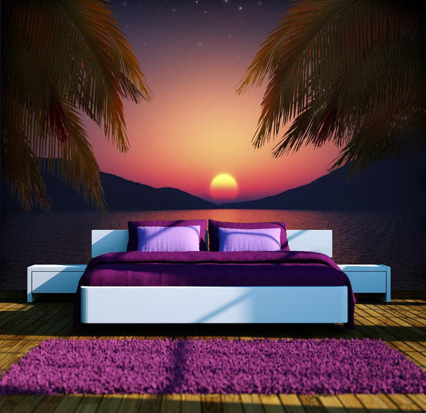 Wall mural - Romantic evening on the beach-TipTopHomeDecor