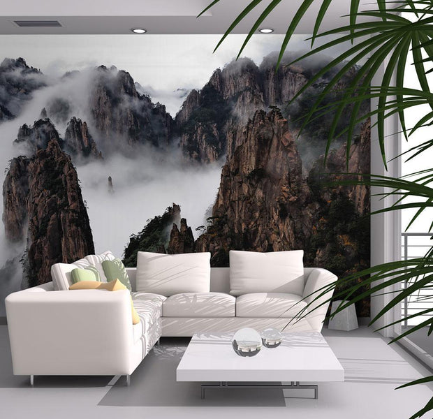 Wall mural - Sea of clouds in Huangshan Mountain, China-TipTopHomeDecor