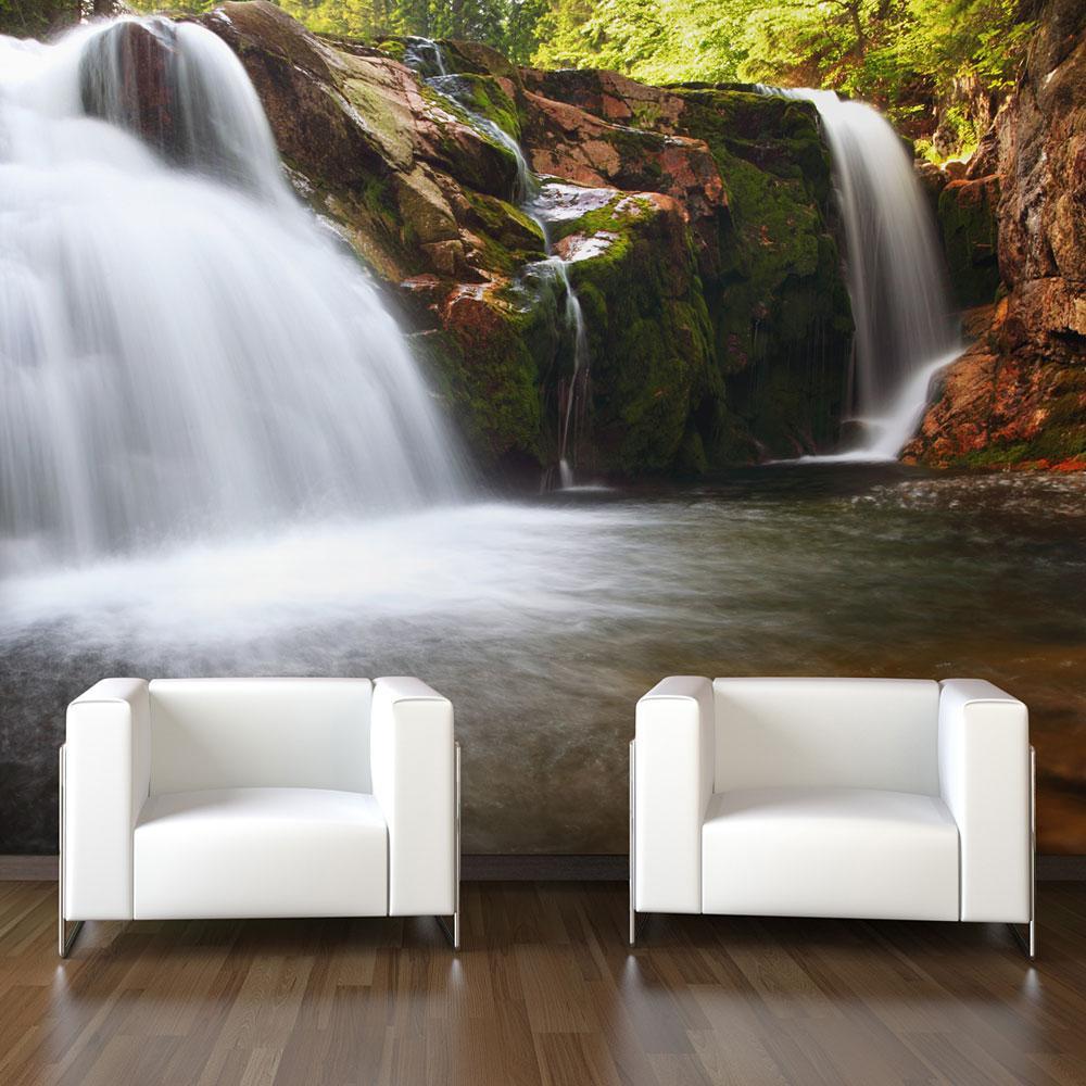 Wall mural - Small Elbe waterfall-TipTopHomeDecor