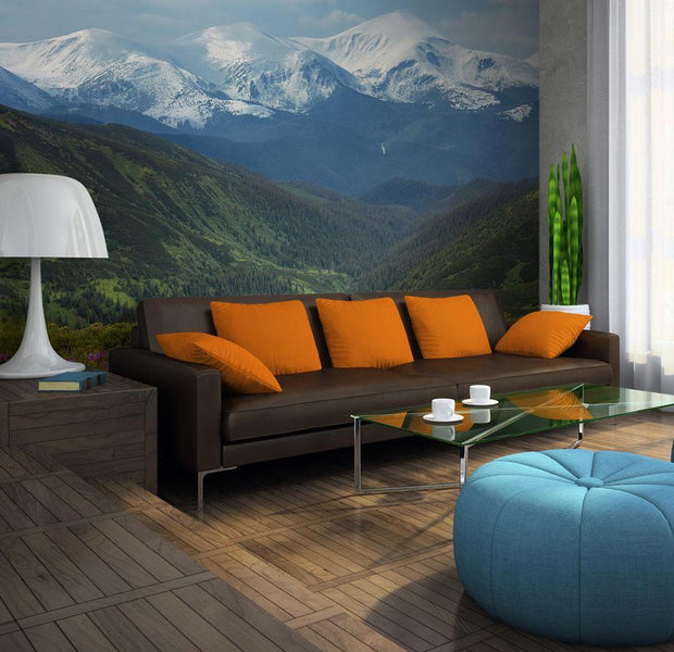 Wall mural - Spring mountain landscape-TipTopHomeDecor