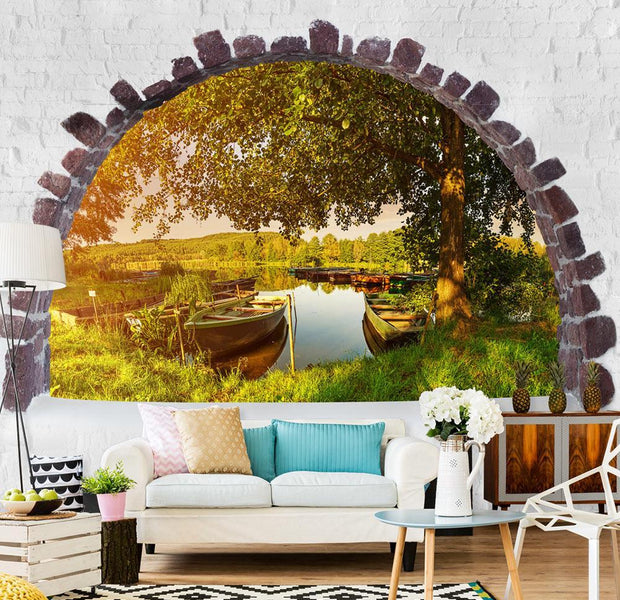 Wall mural - Summer Lake-TipTopHomeDecor