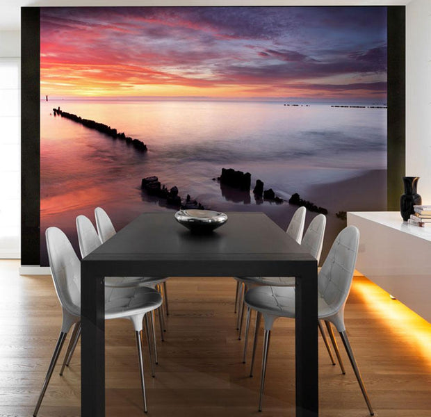 Wall mural - Sunrise over the Baltic Sea-TipTopHomeDecor