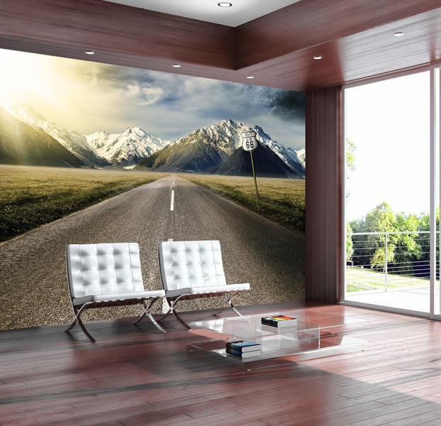 Wall mural - The long road-TipTopHomeDecor