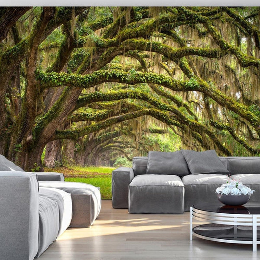 Wall mural - Tree embrace-TipTopHomeDecor