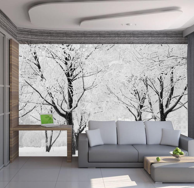 Wall mural - Trees - winter landscape-TipTopHomeDecor